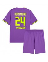 Borussia Dortmund Daniel Svensson #24 Alternativní dres pro děti 2026-27 Krátký Rukáv (+ trenýrky)